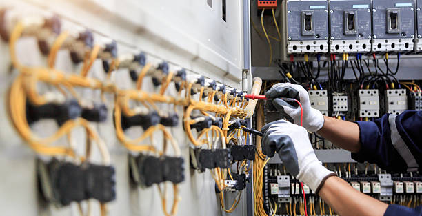 Professional Electrician technician working in Palm Shores, FL